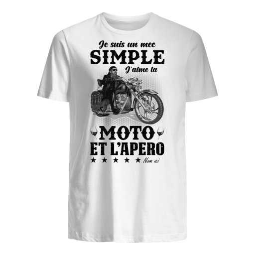 T-shirt Motard Homme Moto Cadeau Motorcycle